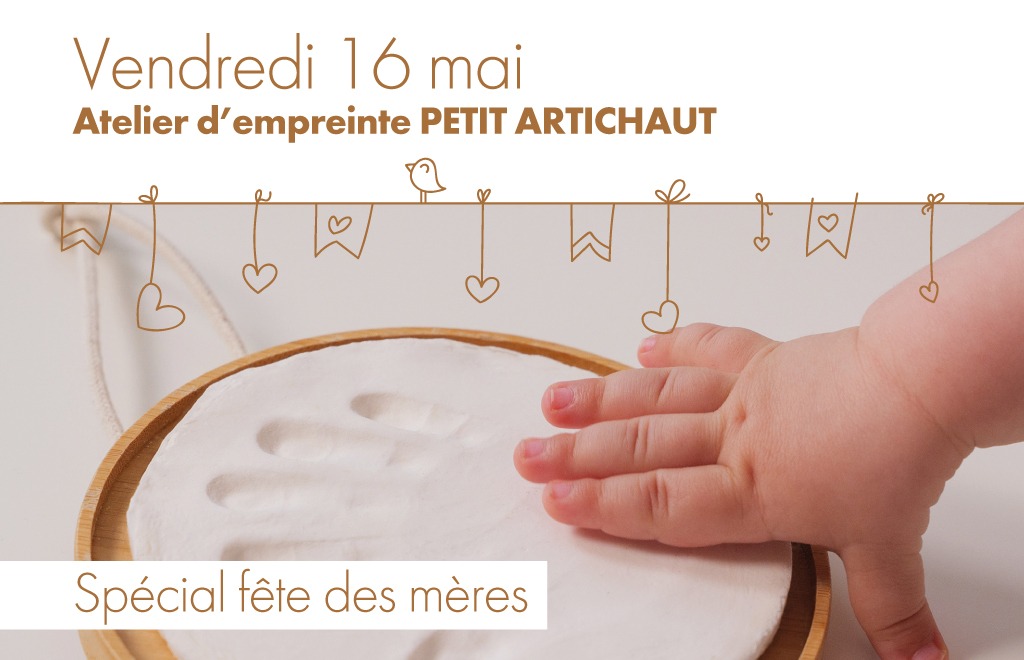 Atelier d'empreinte sur médaillon - Petit Artichaut