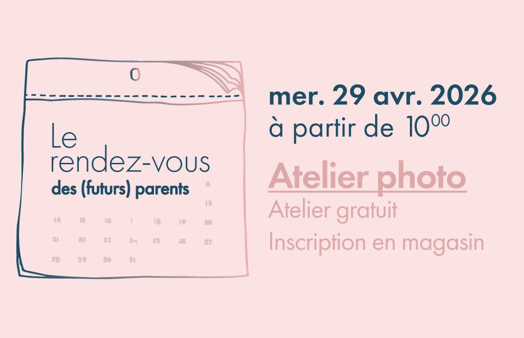 📸 Atelier Photo Bébé en magasin 👶
