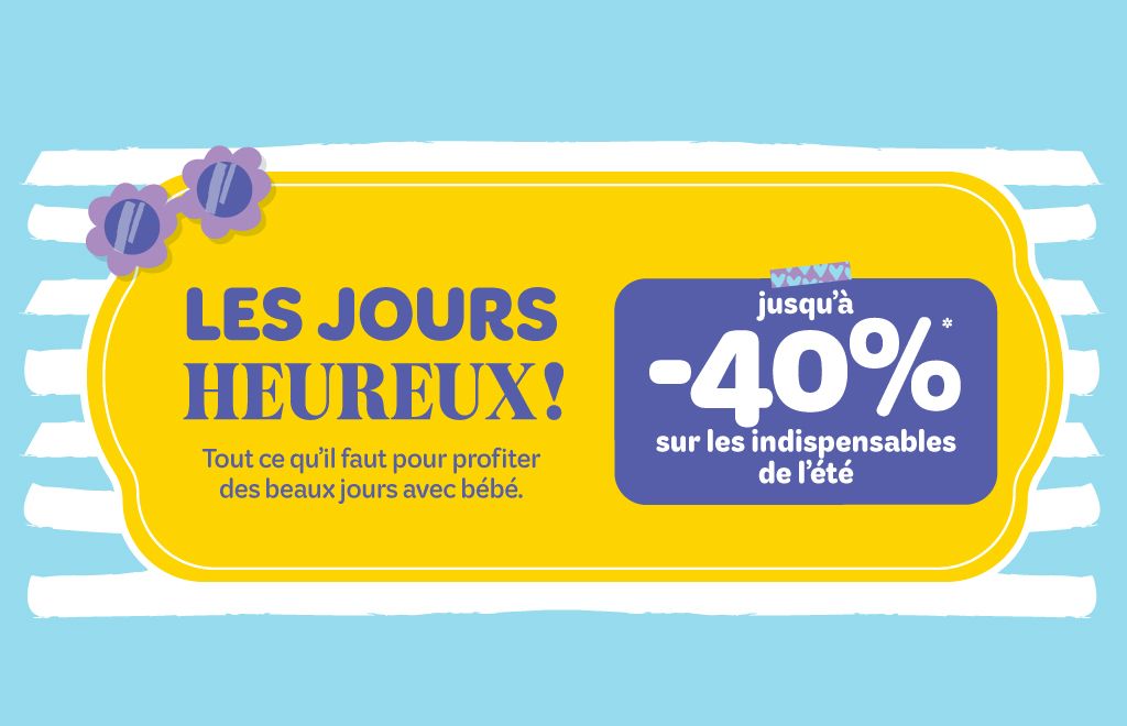 Les jours heureux : jusqu'à -40% sur les indispensables de l'été