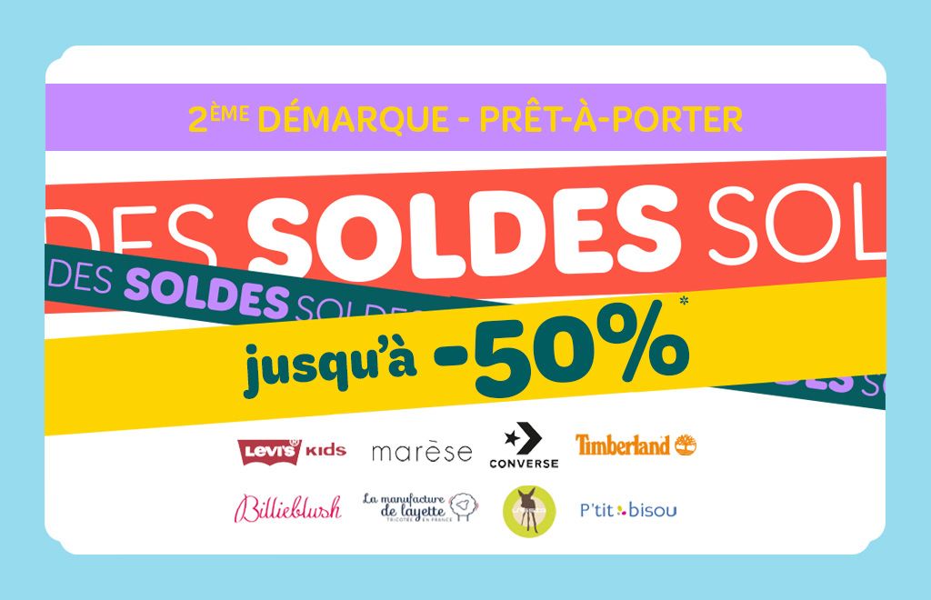 Soldes textile - 2ème démarque