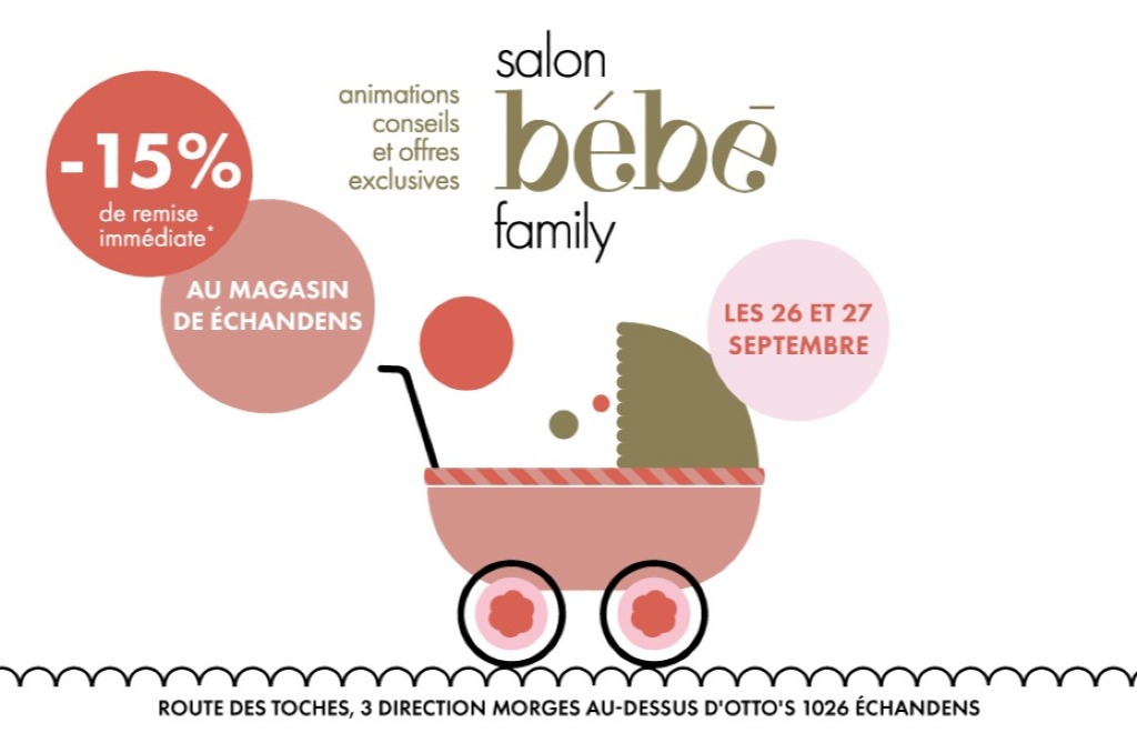 Le salon Bébé Family débarque dans votre magasin Aubert Baby 2000 !