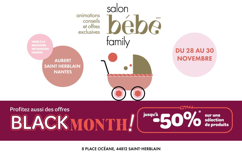 Salon Bébé Family dans votre magasin Aubert Nantes