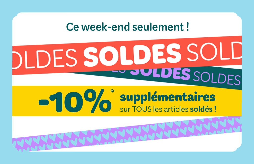 -10% supp. sur TOUS les produits soldés !
