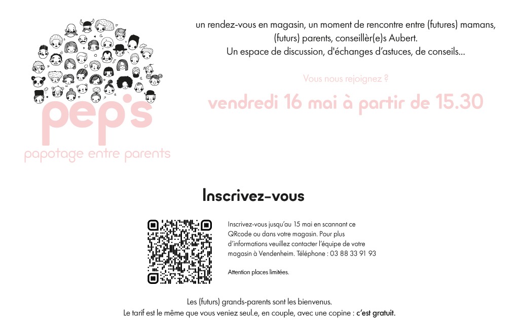 Atelier pep's, venez papoter entre (futurs) parents !