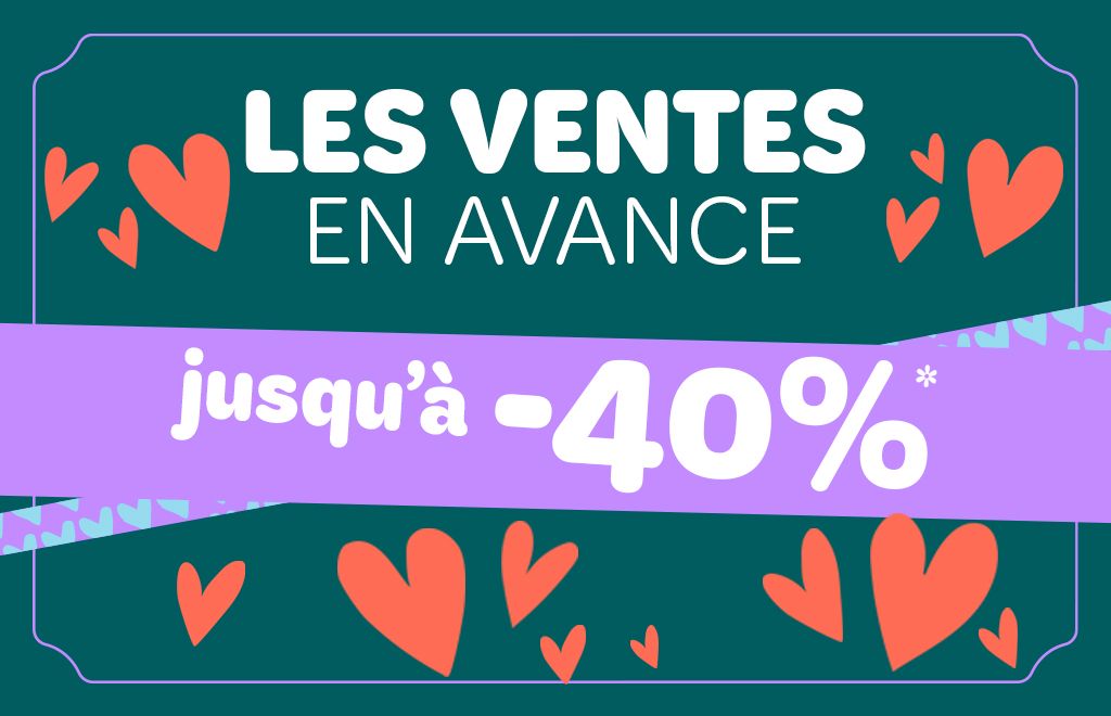 Ventes en avance bébé : jusqu'à -40% !