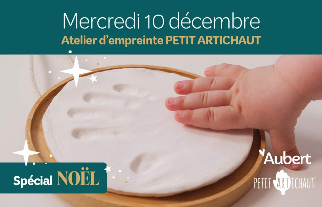 Atelier empreinte de bébé – Spécial Noël 🎄