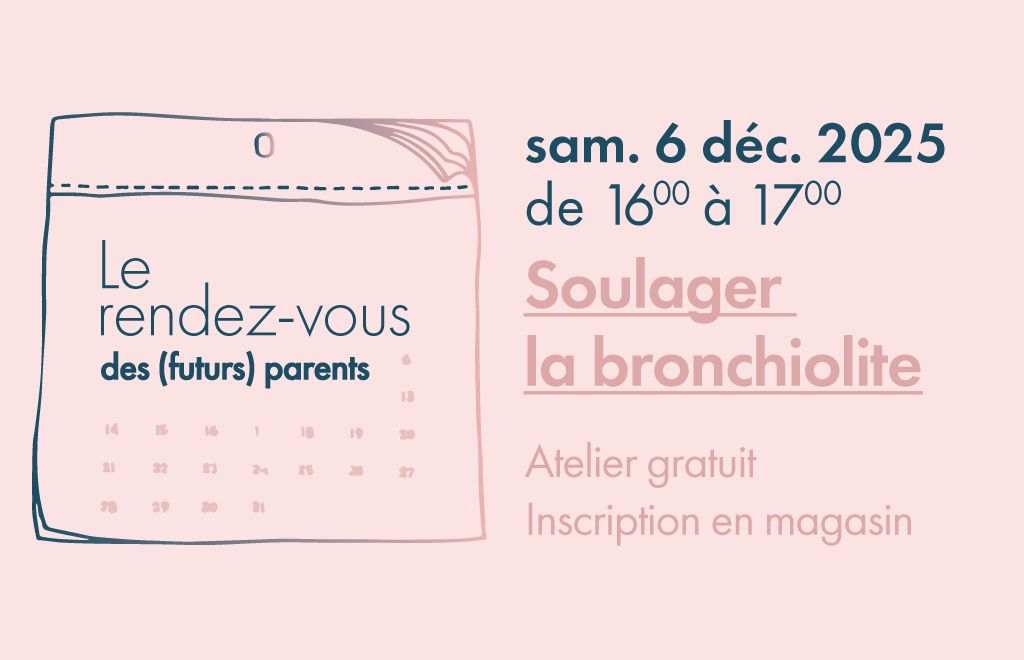 👶 Atelier gratuit, soulager la bronchiolite