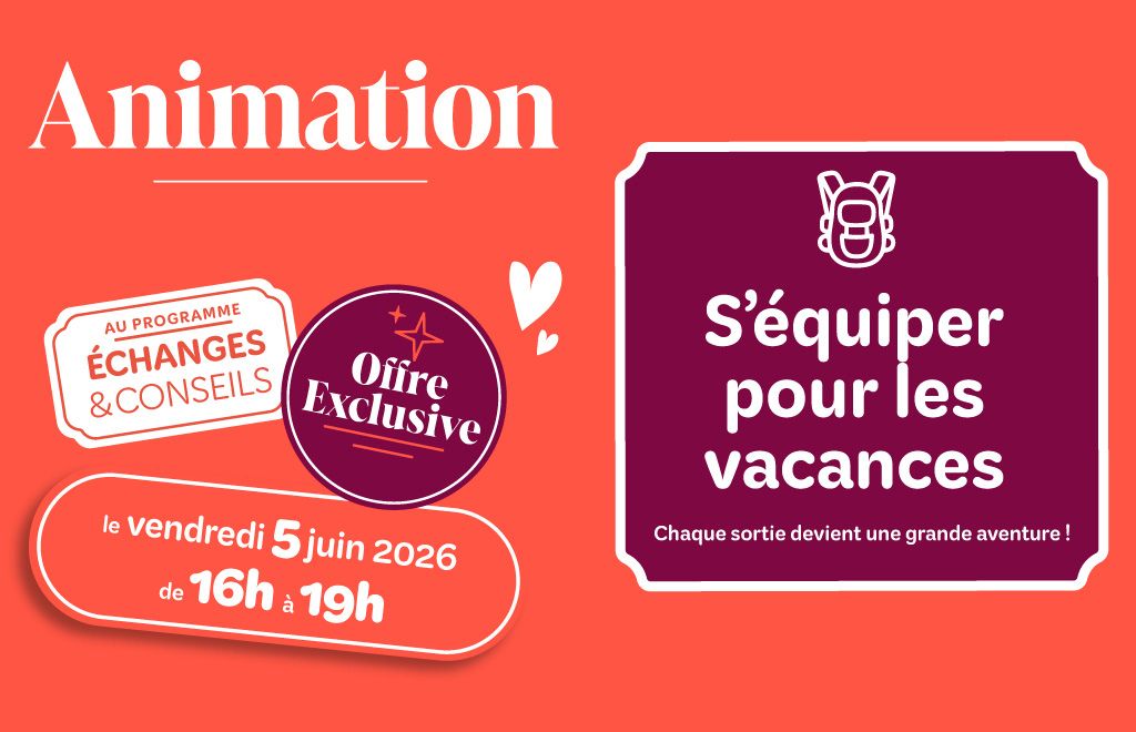 Animation dans votre magasin : s’équiper pour les vacances ✨