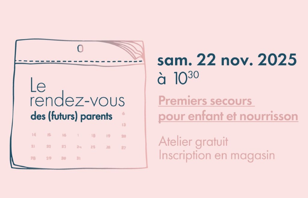 Atelier gratuit : Premiers secours pour enfant et nourrisson !