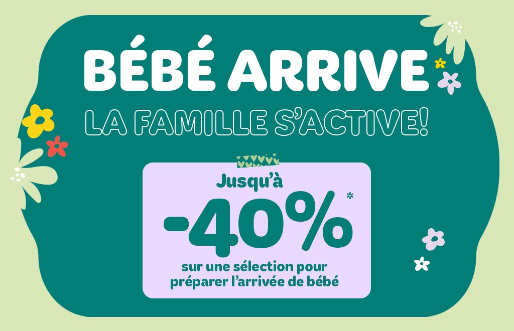 Bébé arrive, la famille s'active !
