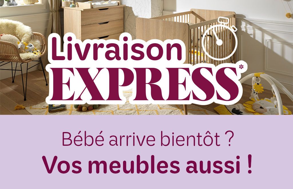 Commandez et recevez vos meubles dans quelques jours !